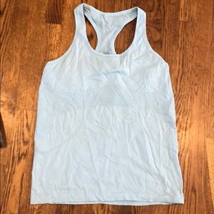 Blue Lululemon tank top